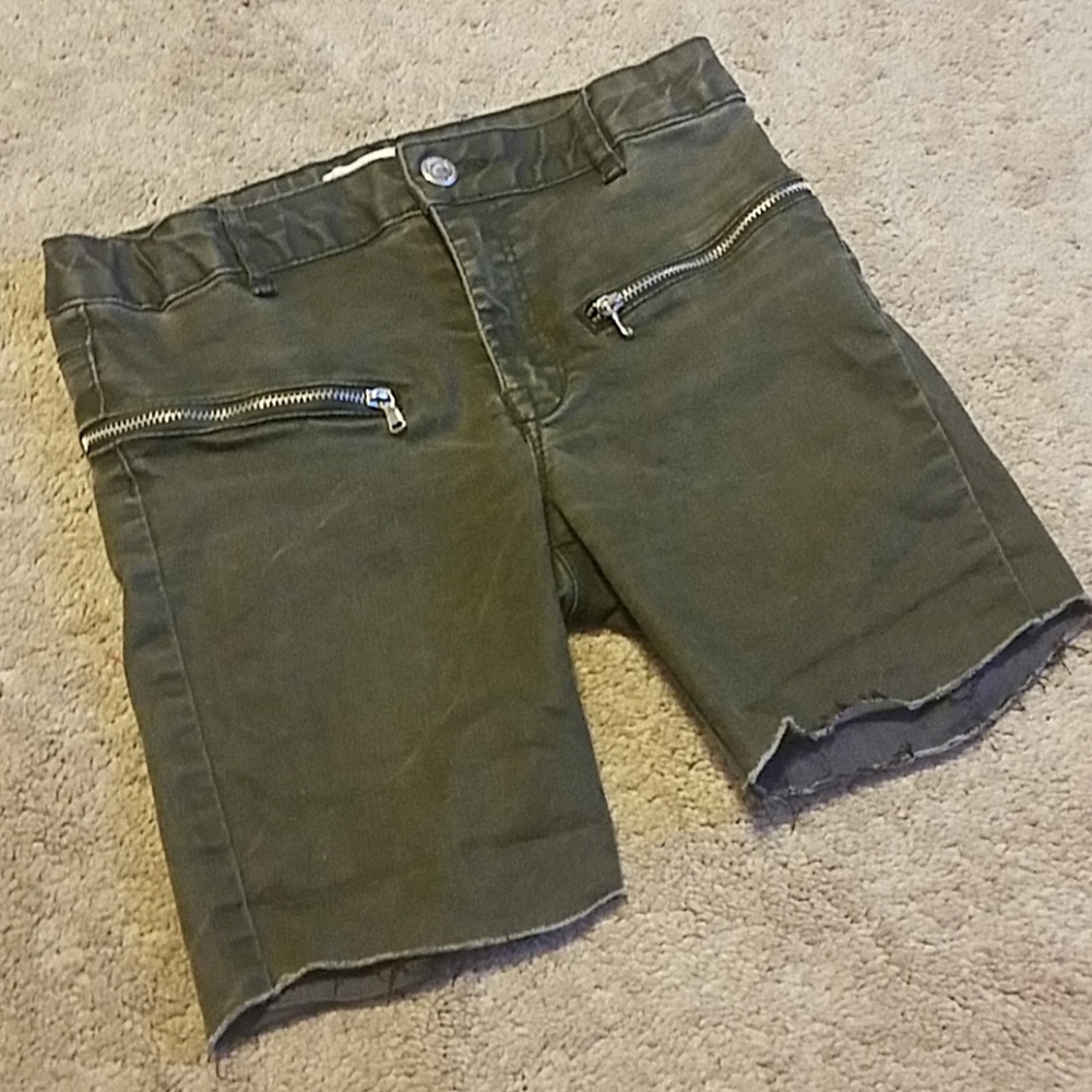 Zara Girls Cut-off Denim Shorts